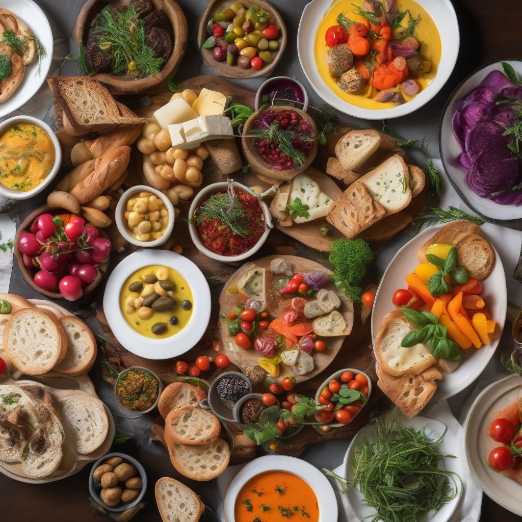 European Vegetarian Platter