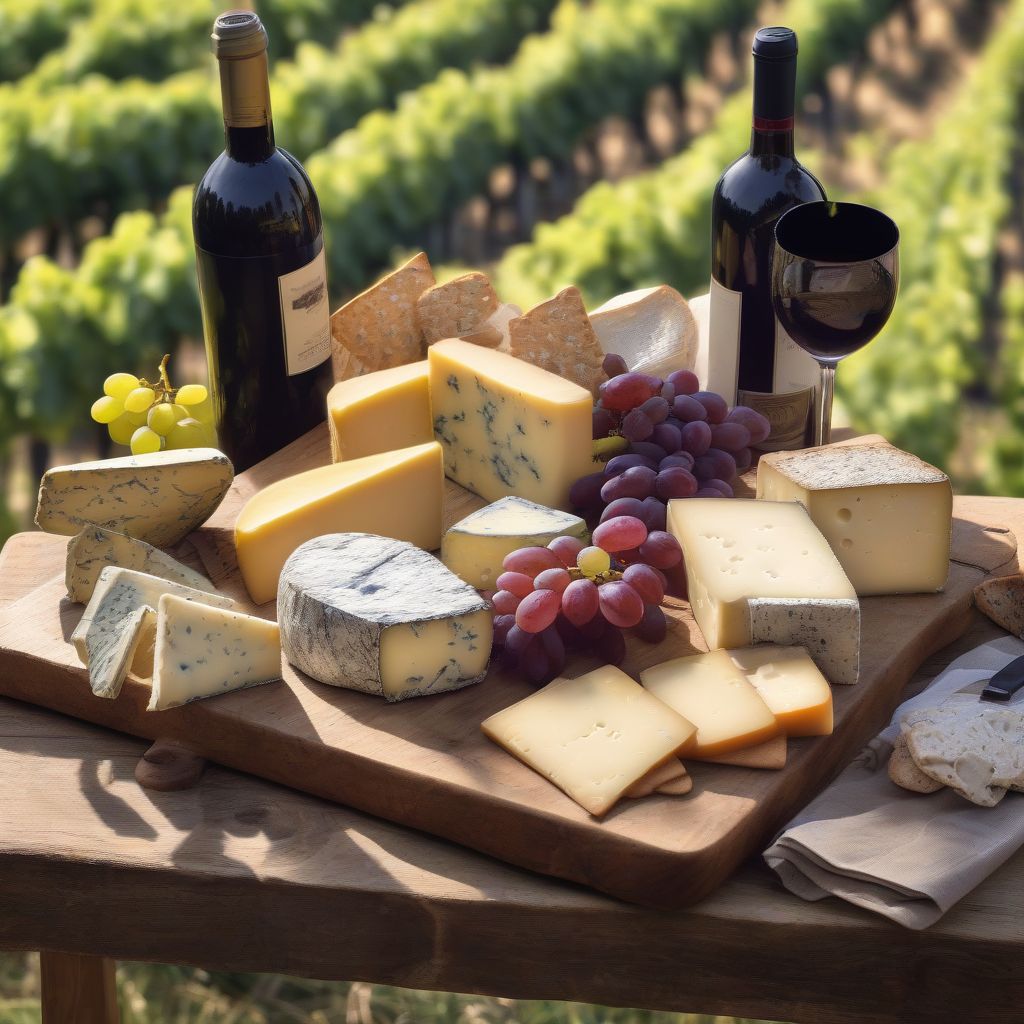 French Wine and Cheese Platter