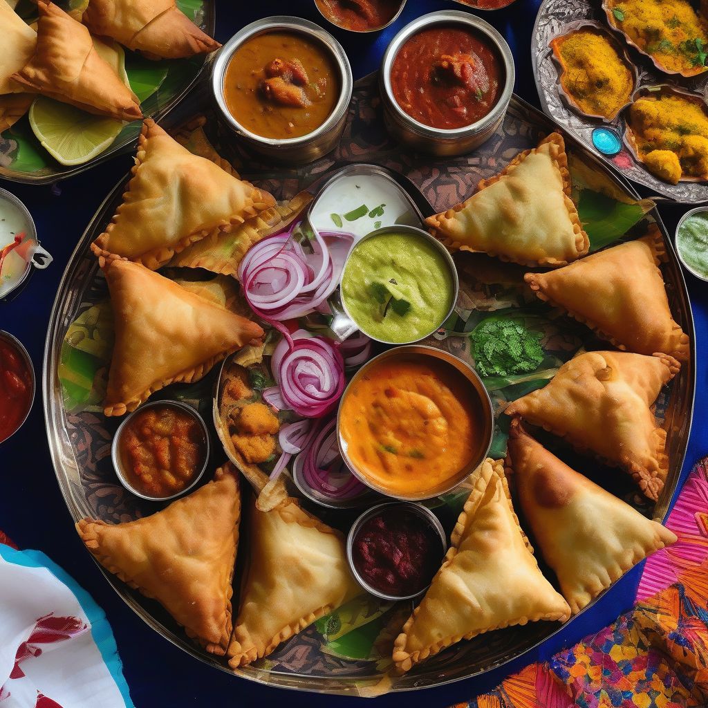 Indian Street Food Platter