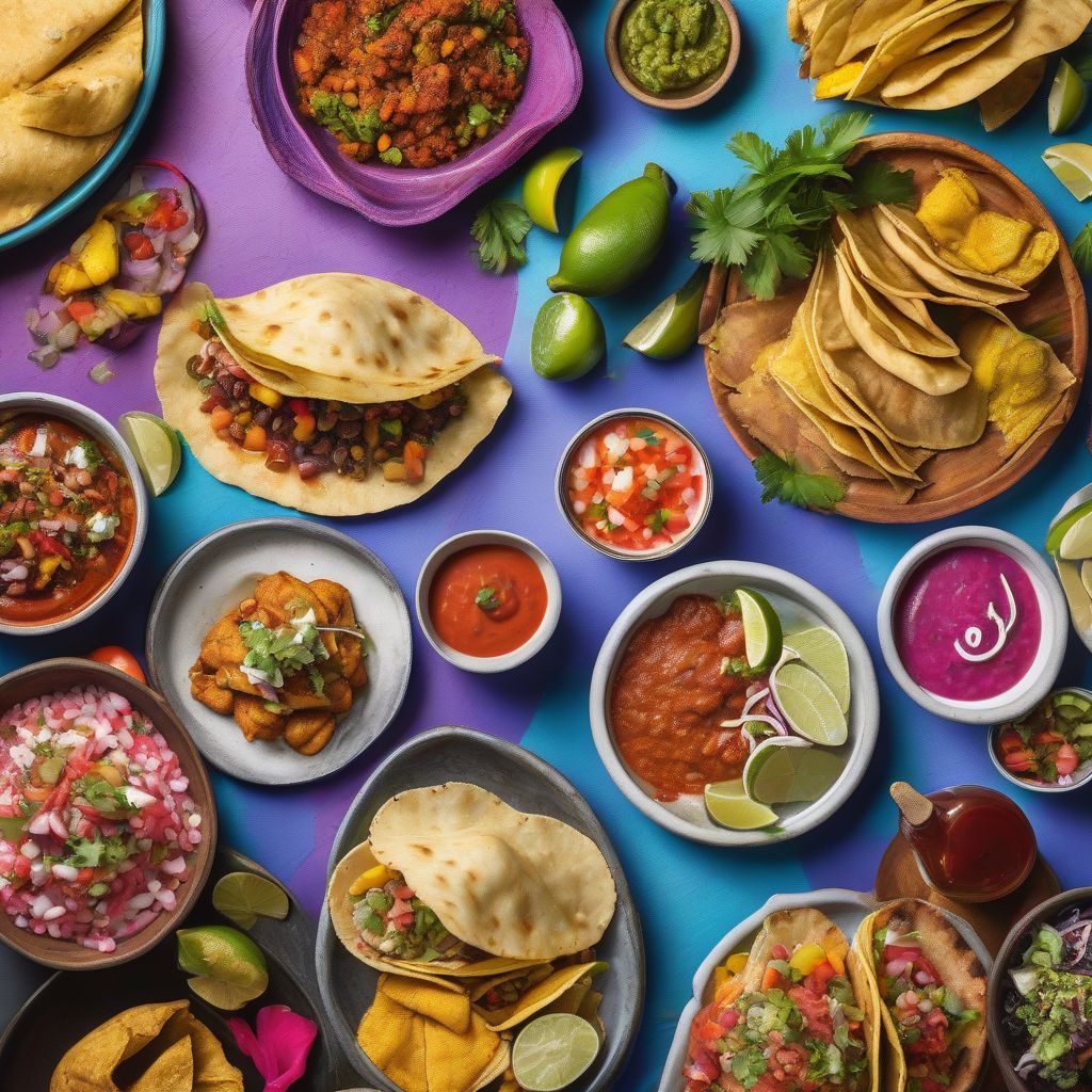 A Vibrant Spread of Latin American Dishes