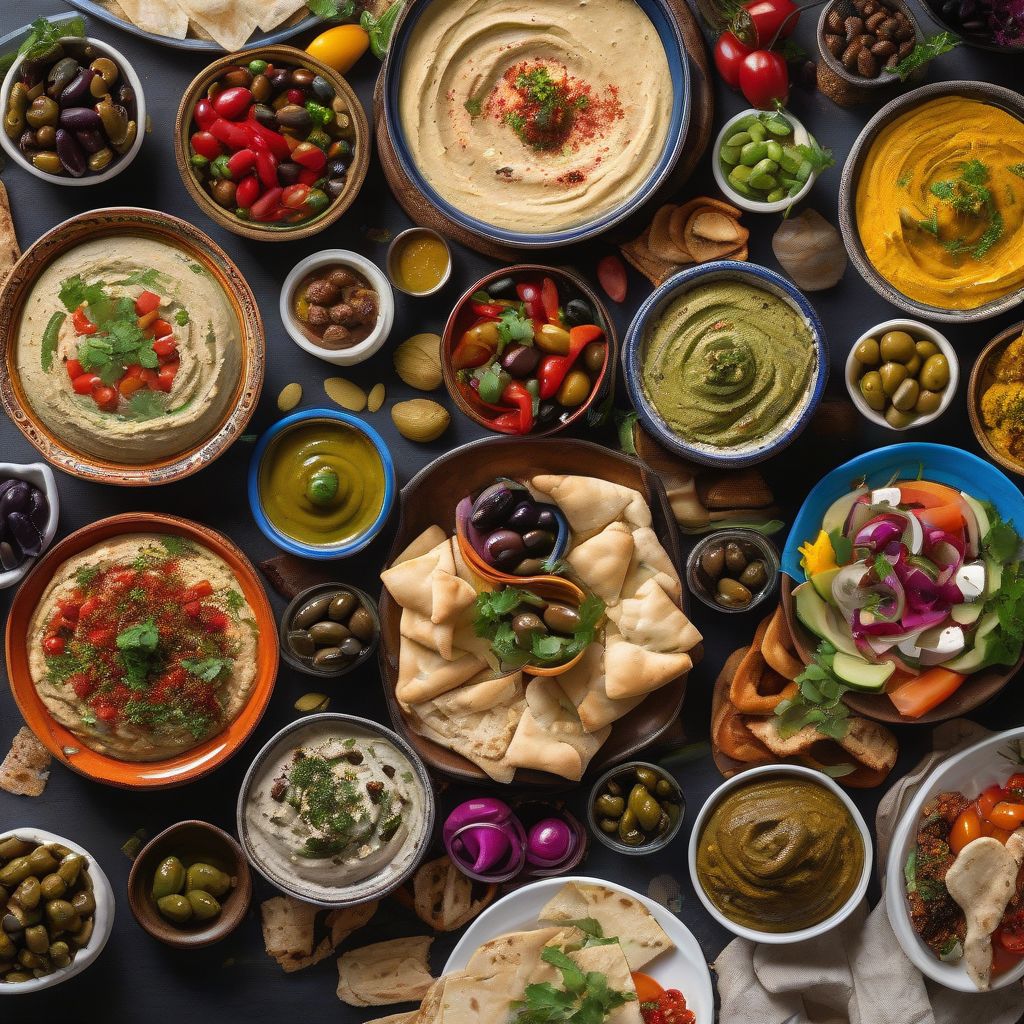 Middle Eastern Mezze Platter