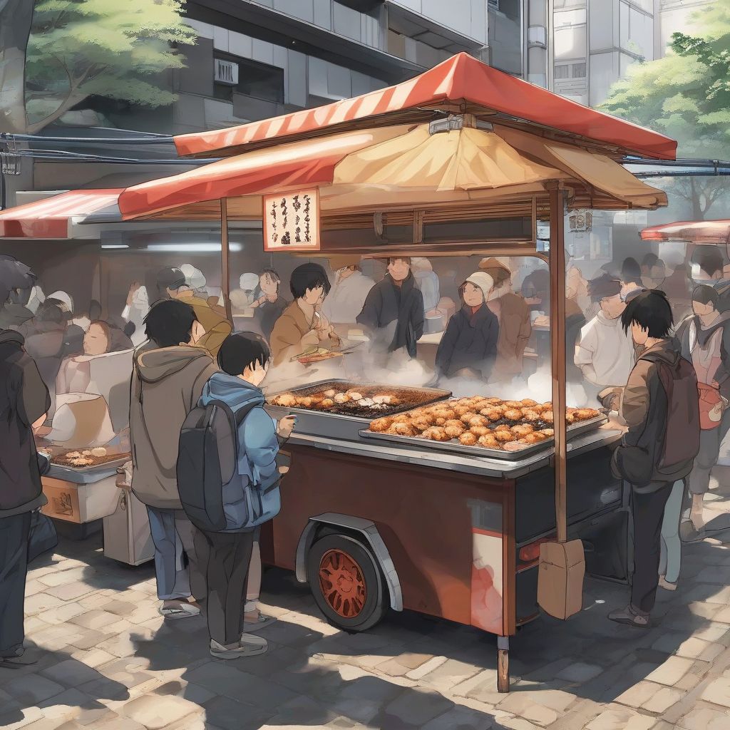 Japanese Street Food Takoyaki